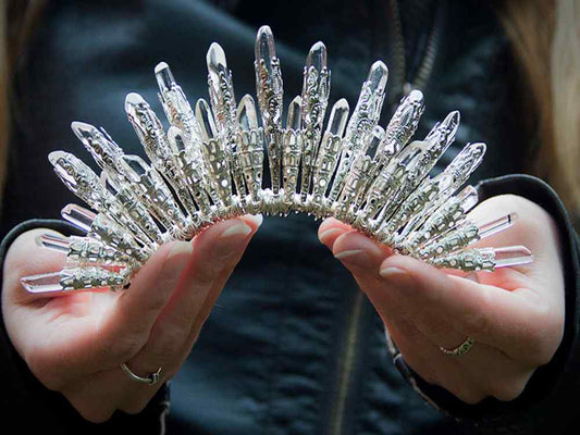 Elemental Child Crystal Crowns Crown Clear Lady of the Lake Crown :: clear quartz