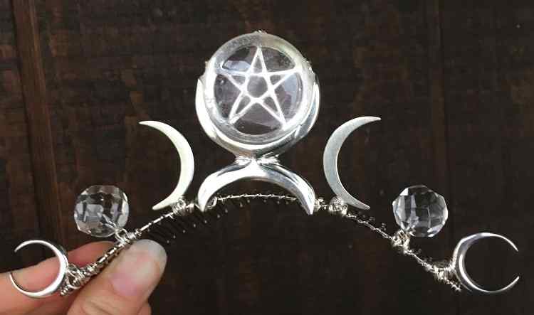 Elemental Child Crystal Crowns Crown Lost Lunar Baedeker Crown :: clear quartz