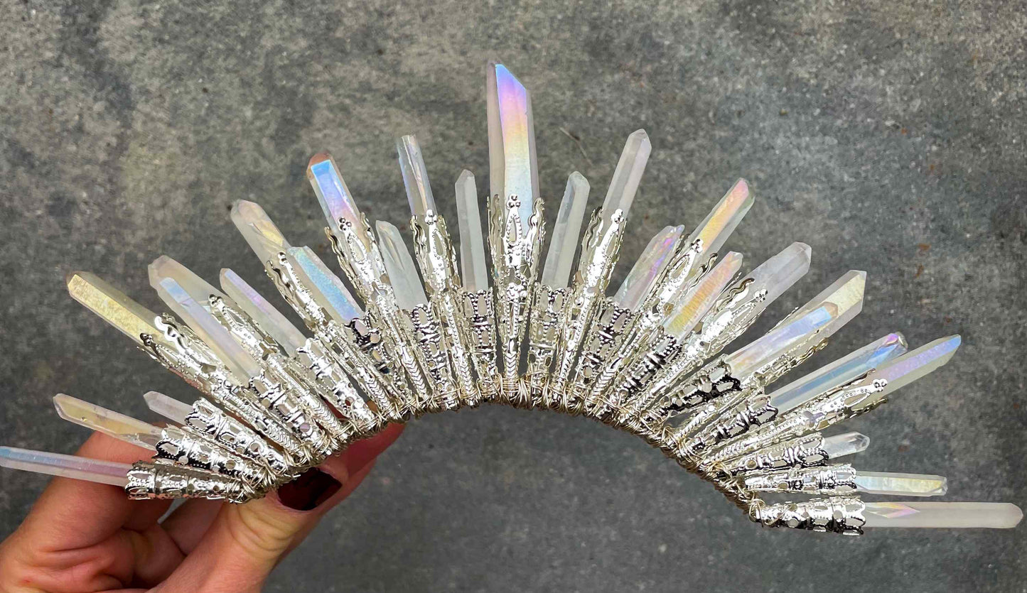 Elemental Child Crystal Crowns Crown Rainbow in Curved Air Crown
